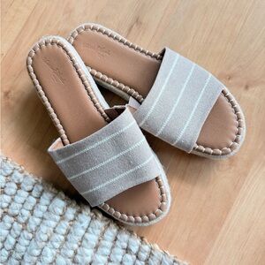 Beachy slide on sandal